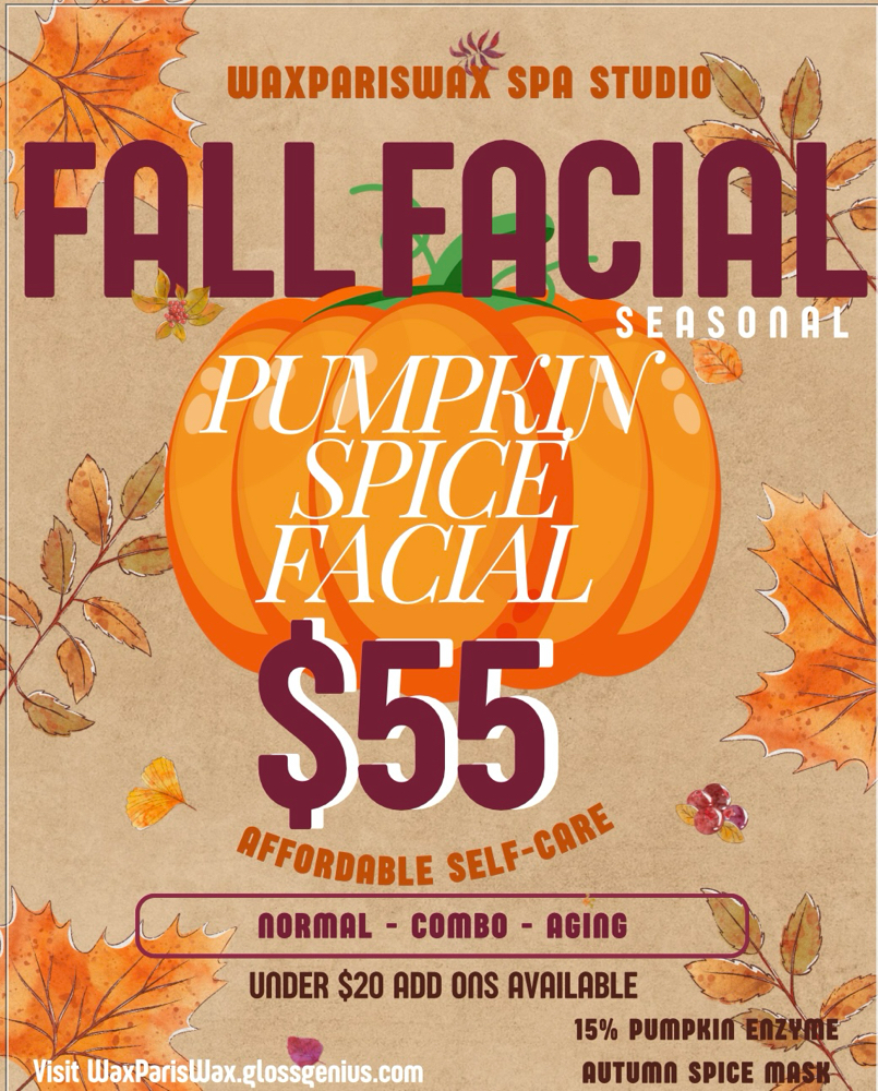 Pumpkin Spice Facial Seasonal