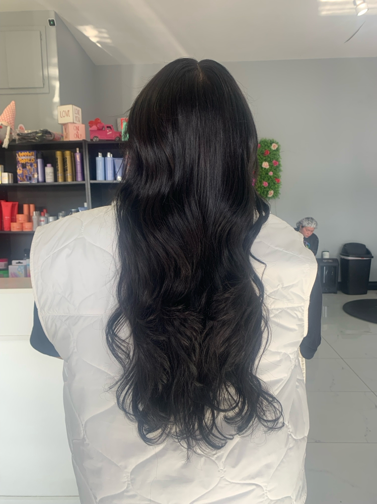 Hair Glossing at Hairbycas in Mission, TX