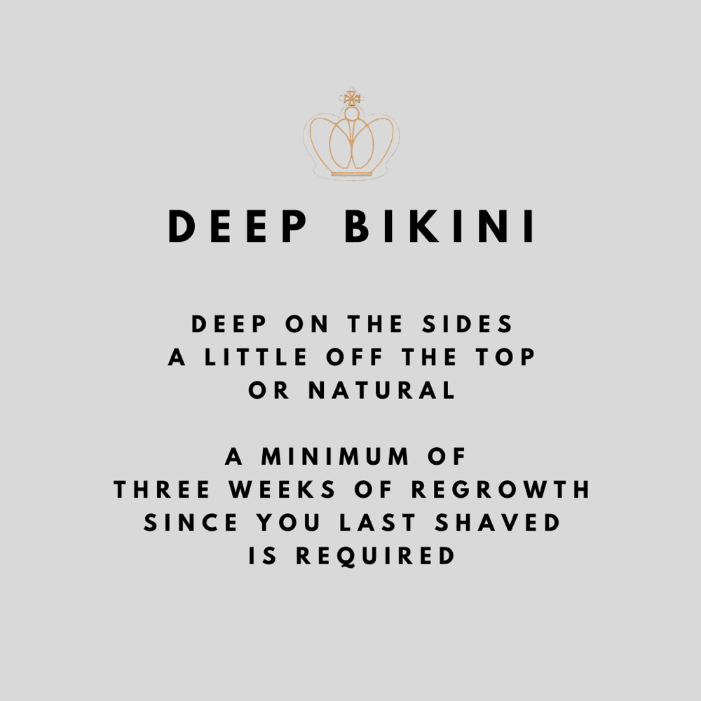 Deep Bikini at Joy Waxing Studio in Parowan, UT