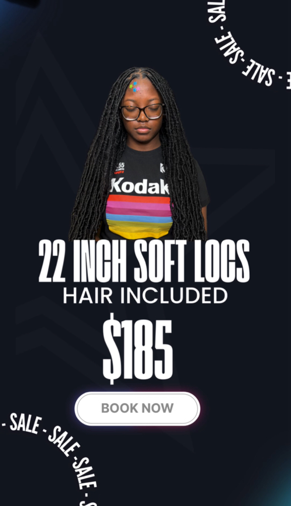 22 Inch Soft Locs Hair Inc.