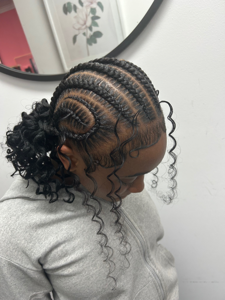 6-8 Freestyle Stitch Braids