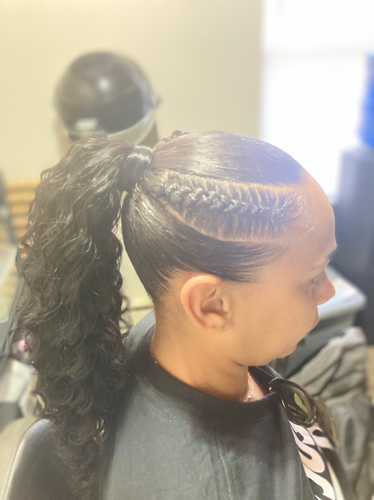 Sleek Ponytail at Twisted with Elegance in columbus, OH