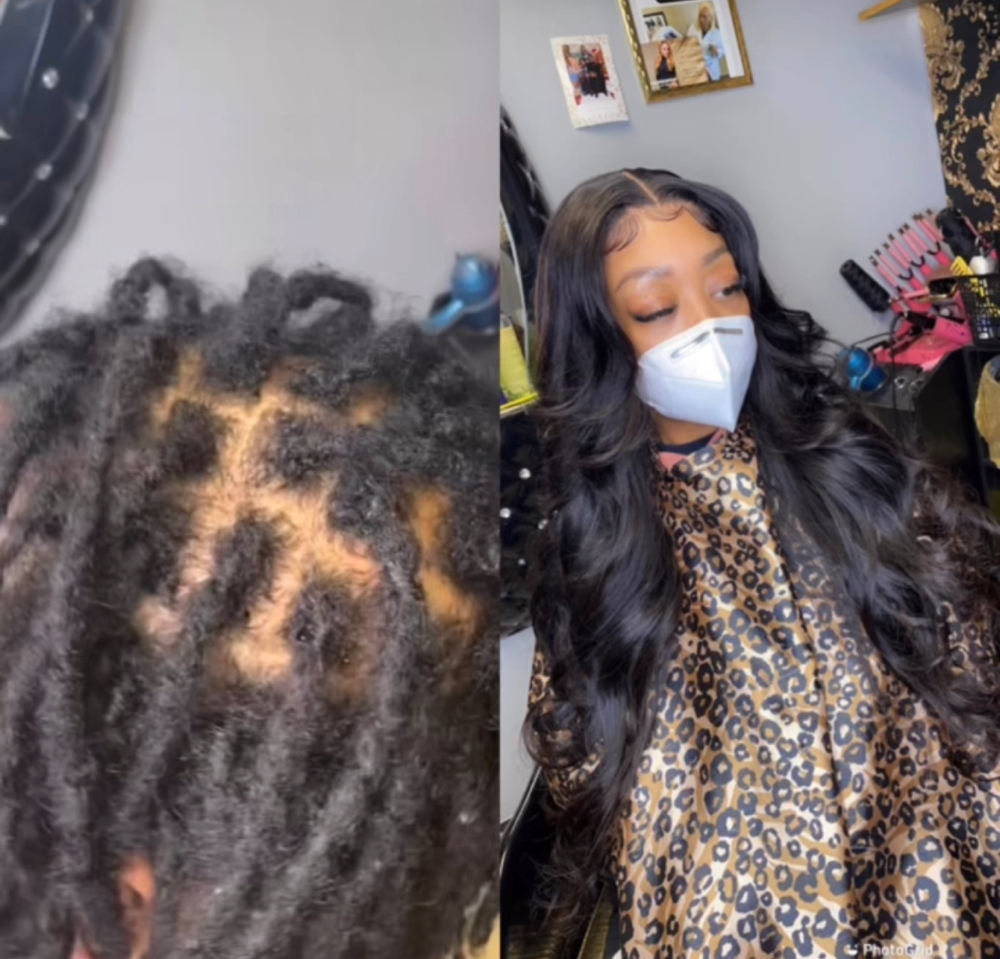 Closure Sewin (over Locs)