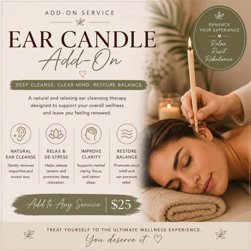 Ear Candling Add On at Kalm & Glow in Fortmill, SC