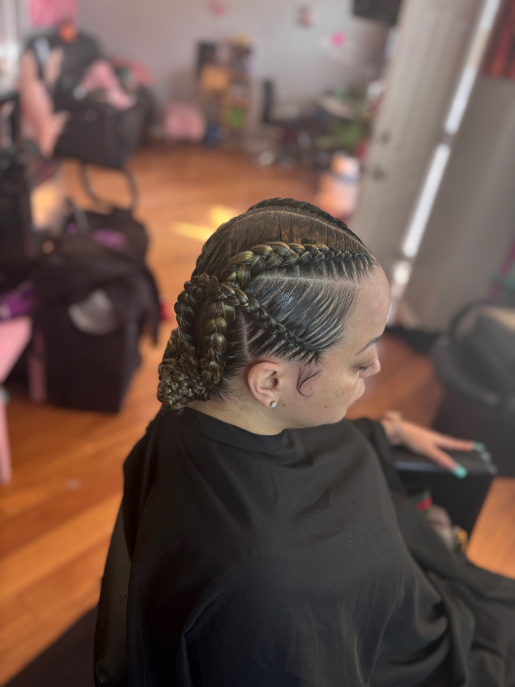 4 Feed Ins at BraidsByLici in Kansas City, MO