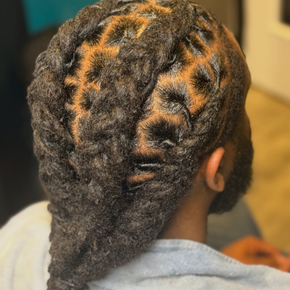 Loc retwist- Basic style at By Kaila Nichelle Beauty Studio in Parkville, MD