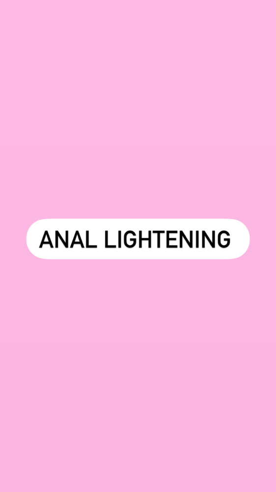 Anal Skin Lightening