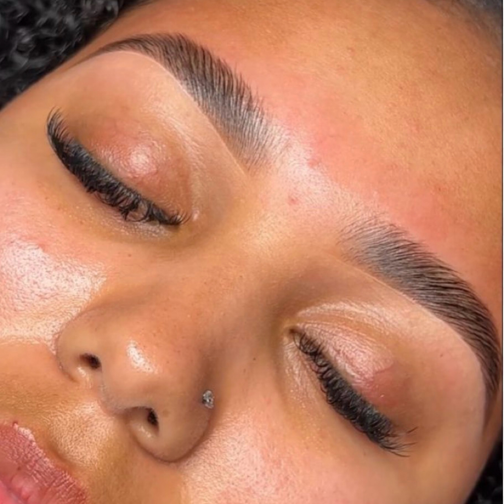 Brow Lamination at Soft Aura Beauty in Glen Allen, VA
