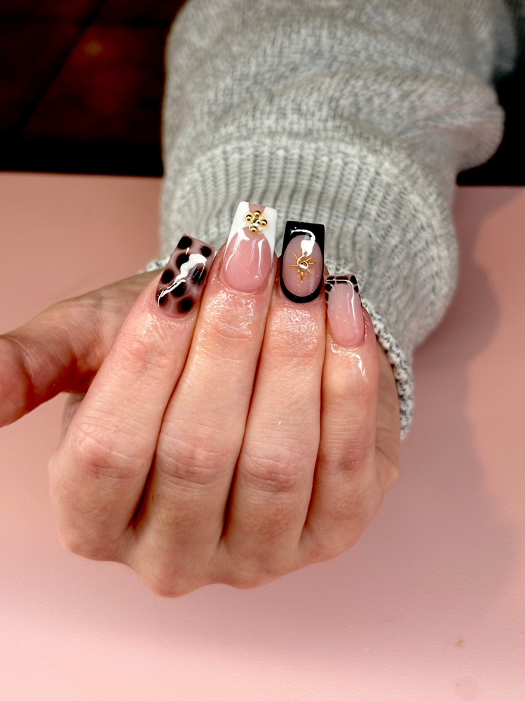 Acrylic Full Set - Short at Whiplashed Studio in Greenfield, IN