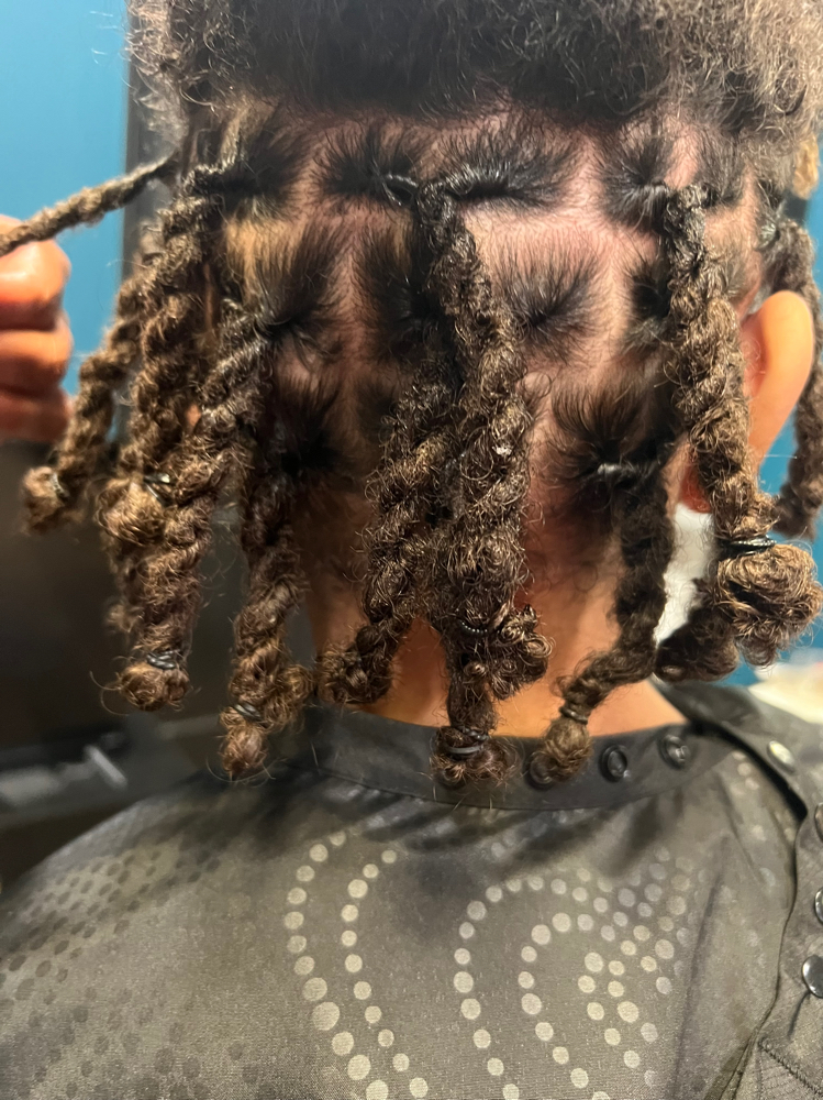 Loc Retwist w/ Style