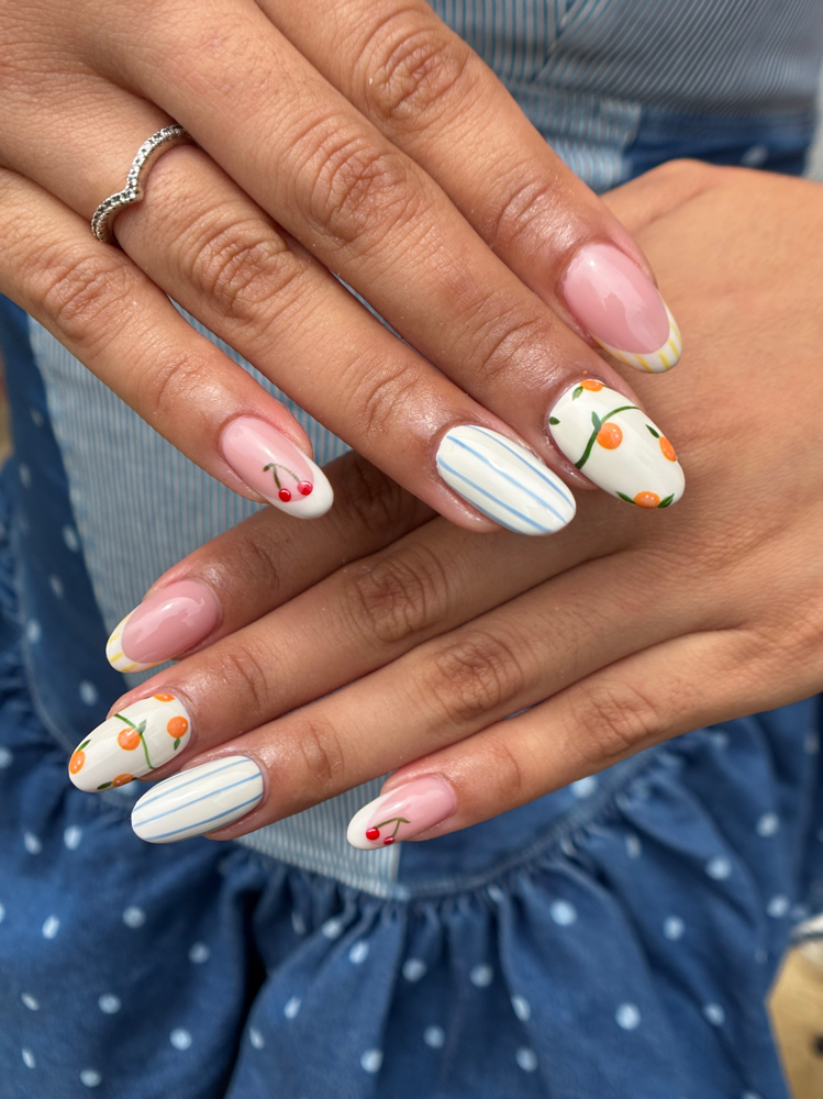 Short Structured Mani at Heartless Beauty in Dallas, TX