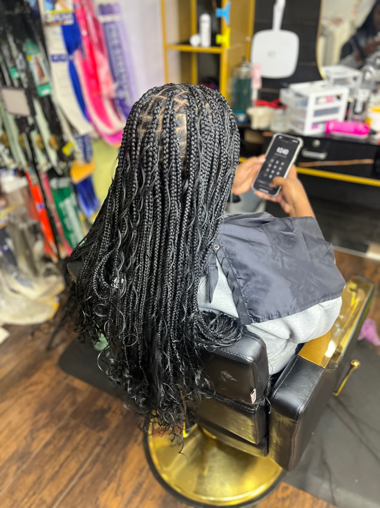 Small Knotless Braids