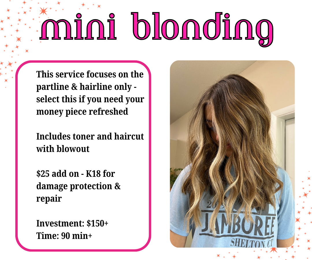 Mini Blonding at Hair Of Confidence in Somers, CT