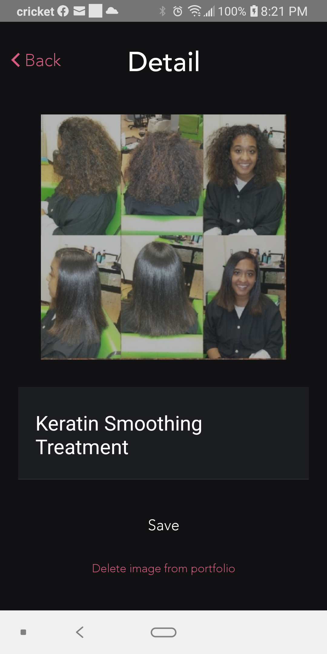 Keratin Smoothing Treatment