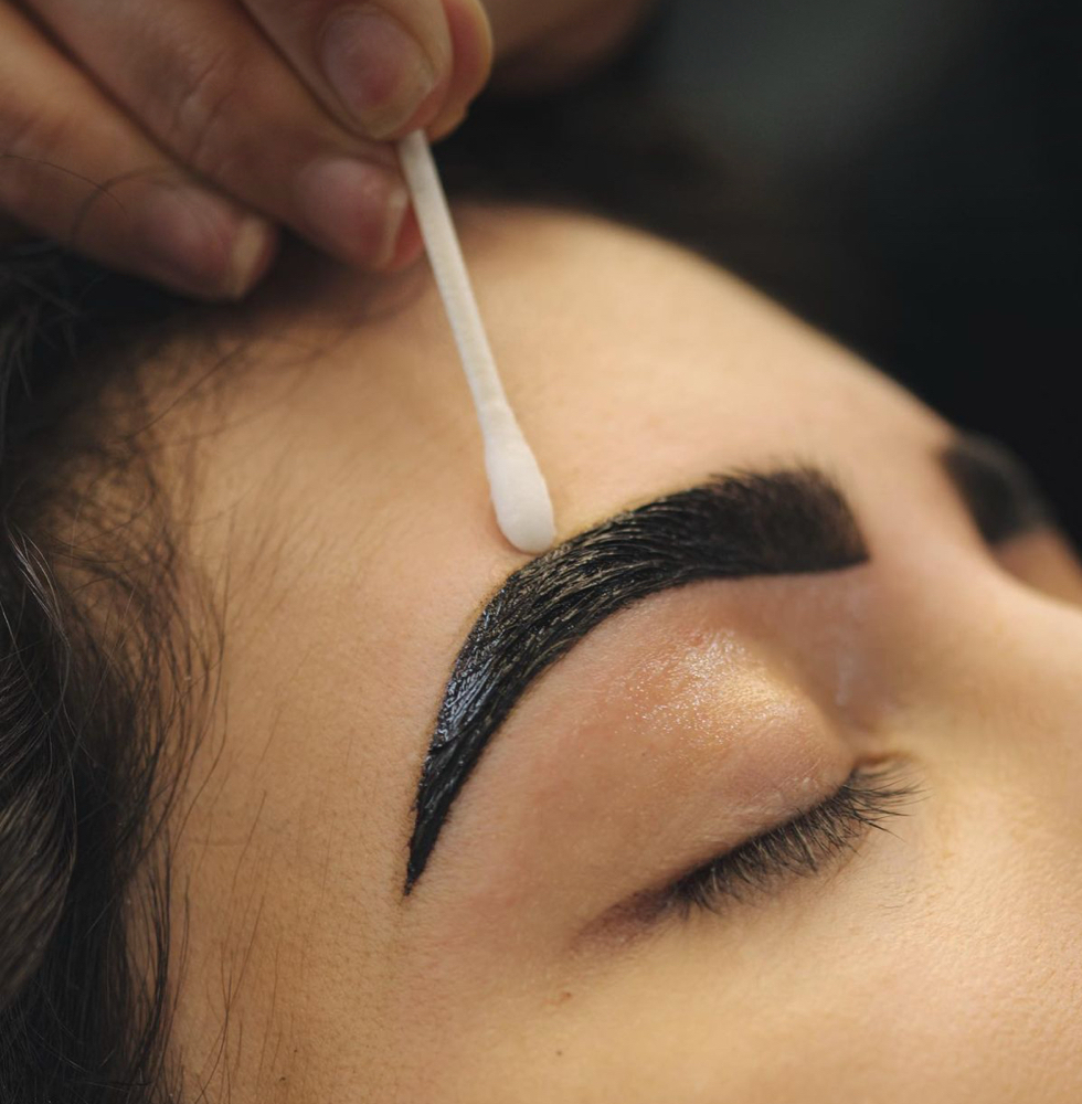 Eyebrow Tint And Wax