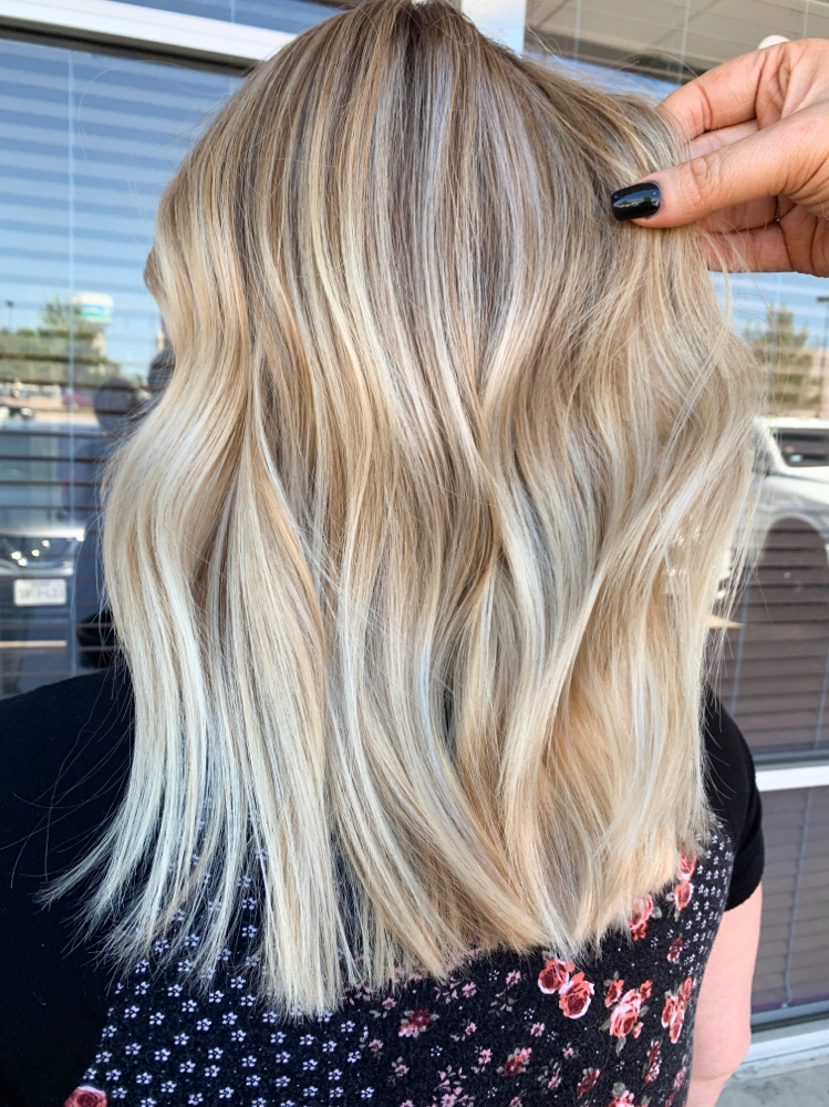 partial blonding package
