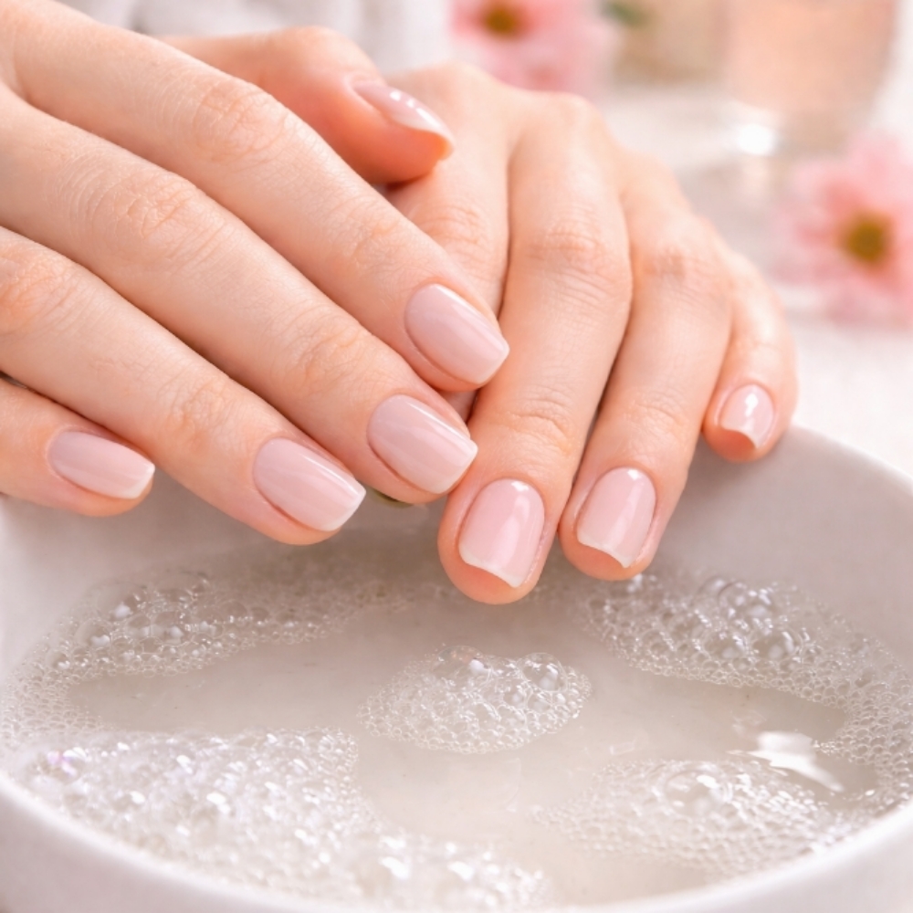 Manicure at PillowTalk Nails in Santa Maria, CA