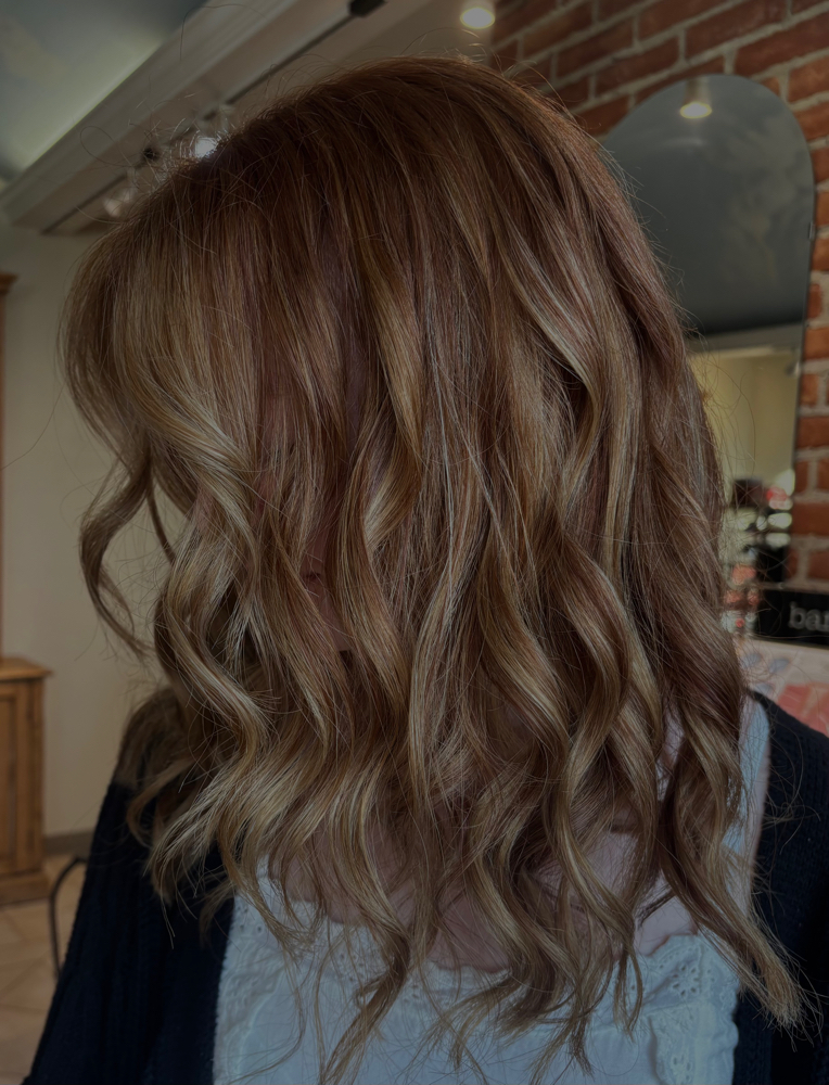 Balyage / Lived-In Lightening at Blooming Hair Co. in Canal Fulton, OH