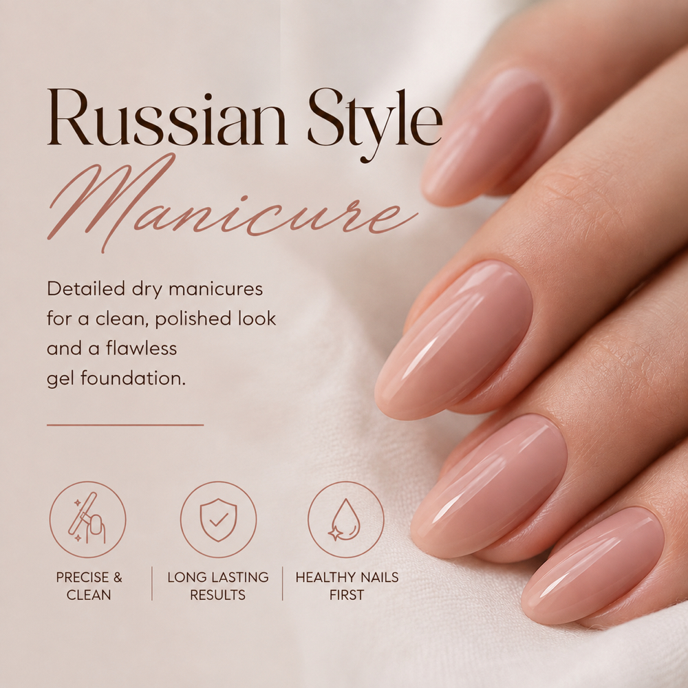 Russian Manicure at LIO nail studio - beauty salon in Boca Raton, FL