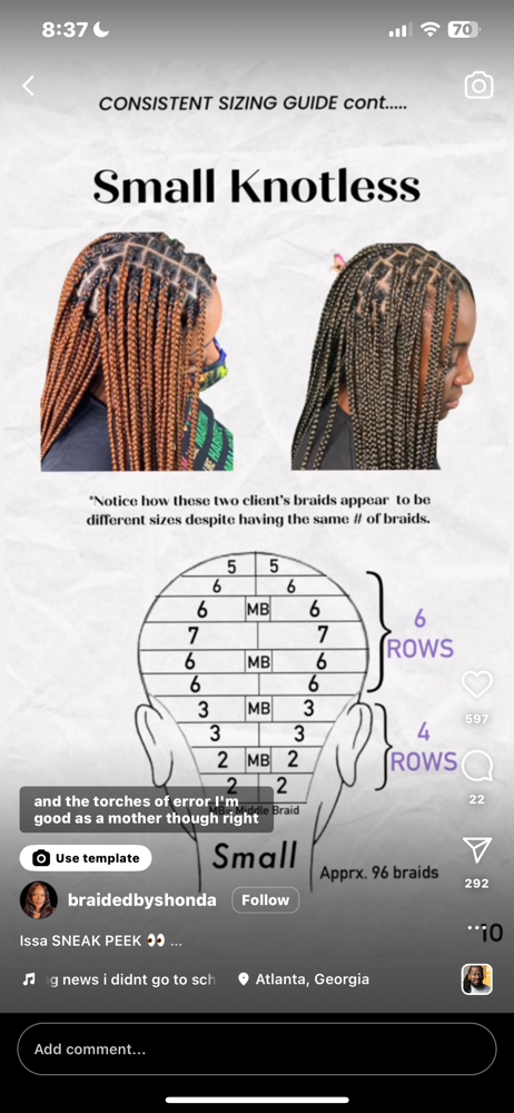 Small Knotless