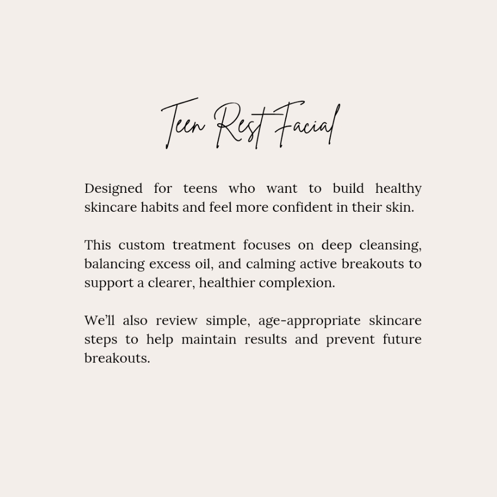 Teen Reset Facial at KB Skin Studio in Delray Beach, FL