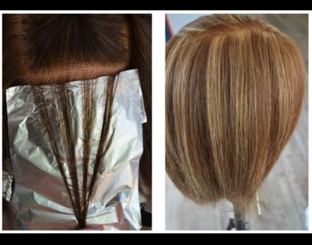 COLOR WEAVE & HAIRCUT