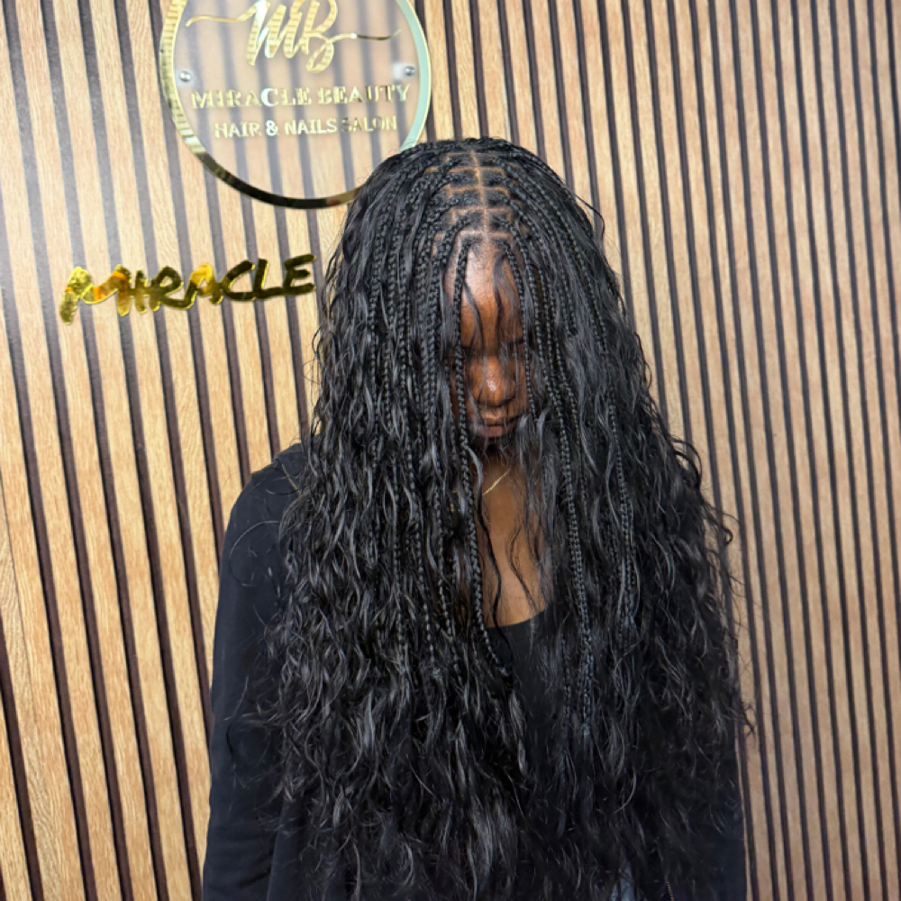 Braided Leave Out Sew In at Miracle Beauty House in Lubbock, TX