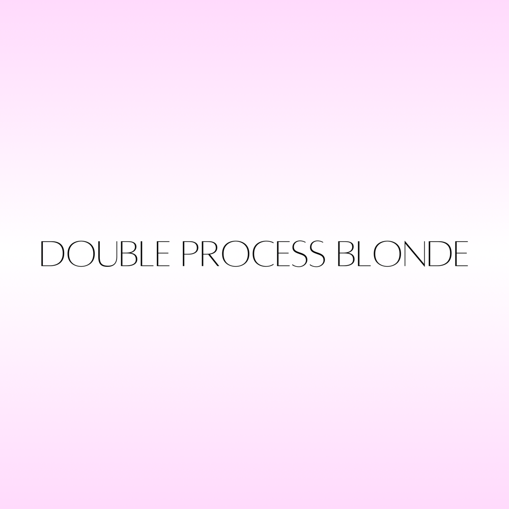 Double Process Blonde