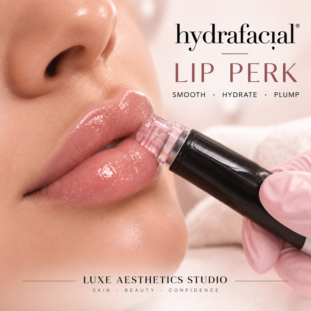 HydraFacial Lip Perk at Luxe Aesthetics Studio in Peoria, IL
