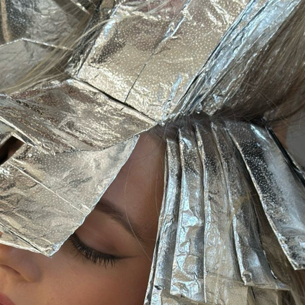 Full Highlight / Balayage & Style at Social House Salon in Holly Springs, NC