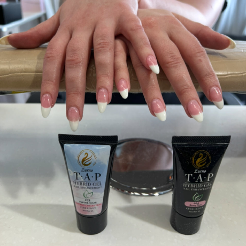 Dip Powder French - Long at Excellent Nails By Sandy in California, CA