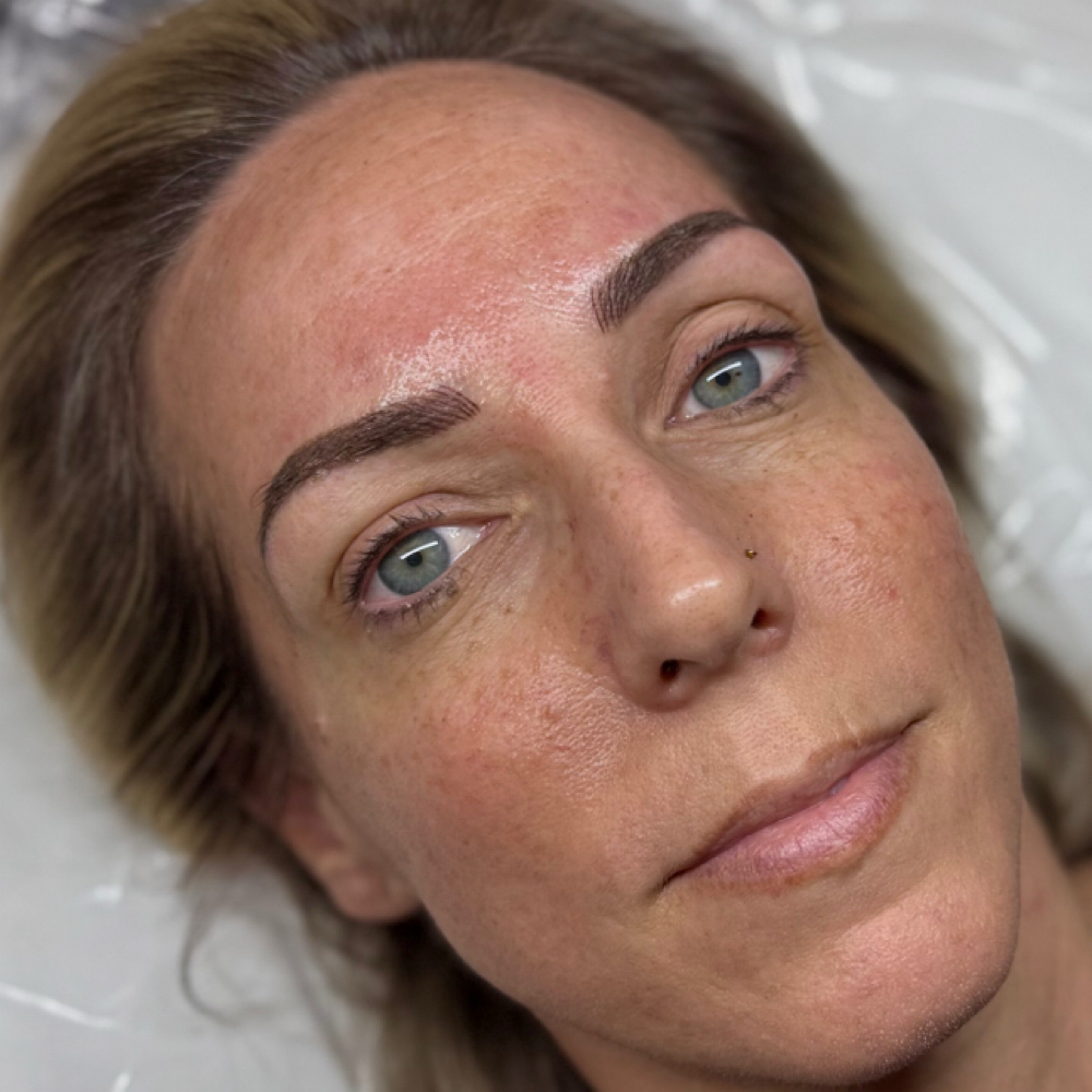Combination Powder Brows at APMU MED SPA & BROW STUDIO in Marietta, GA