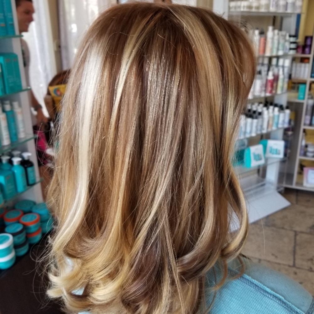 Partial Highlight And Haircut at Studio CARL @ Opal Haven Salon in Jacksonville Beach, FL