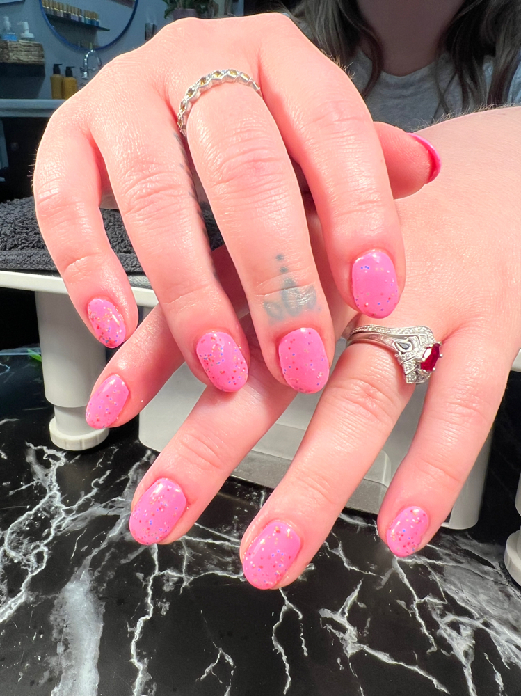 Single Color Gel Manicure