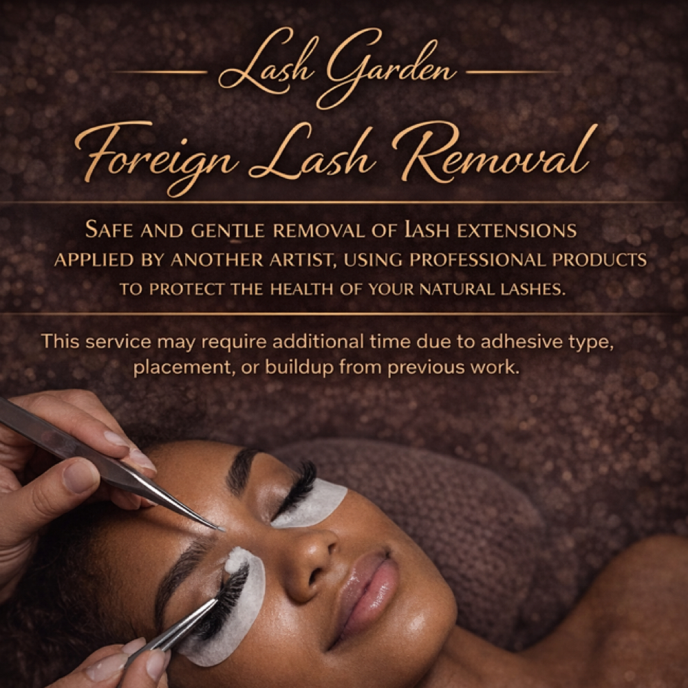 Foreign Lash Removal at Lash Garden in Cambria Heights, NY