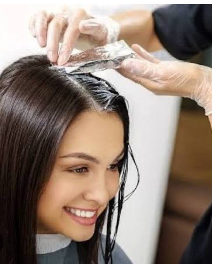 Hair Root Touch-up at Belleza hair & skin Studio in Waltham, MA