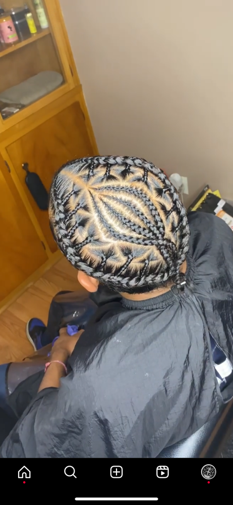 Men’s Braided Design #2 at Slaid & Stitched in Arlington, TX