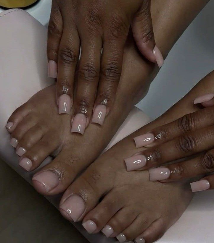 Gel Manicure and Pedicure
