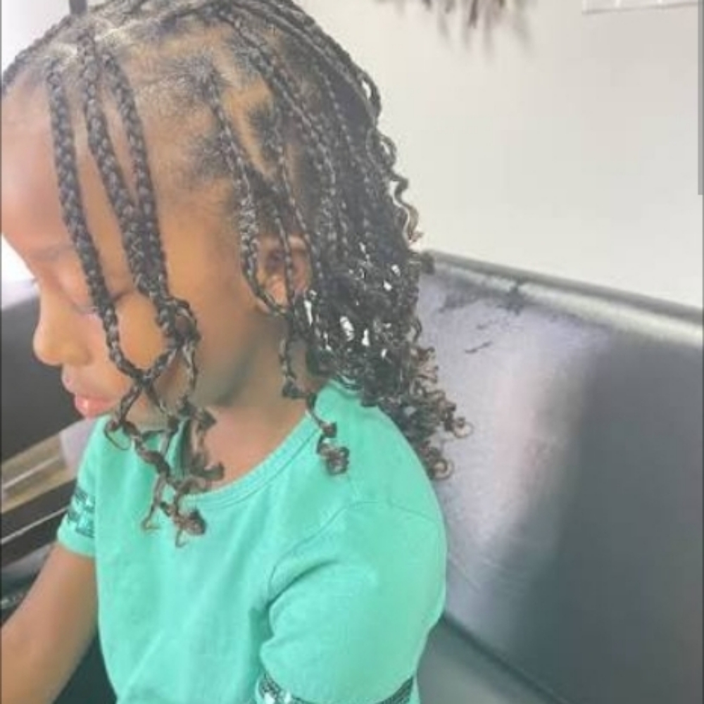 Kid Natural Hair Box Braids
