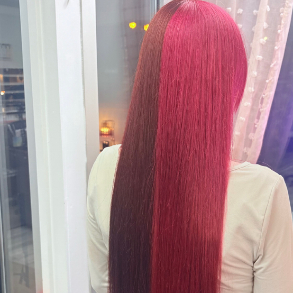 Split Dye at Wall Flower Studio in Union Grove, WI