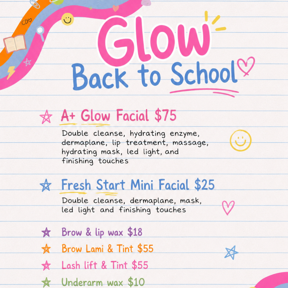 A+ Glow Facial at Everlinked Beauty & Ink, Co. in Archdale, NC