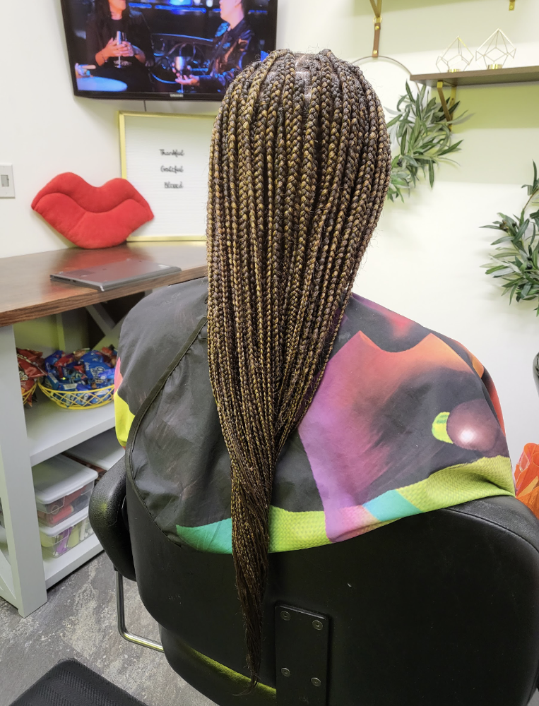 Medium Knotless Box Braids at Curvygirlbeauty in Lee's Summit, MO