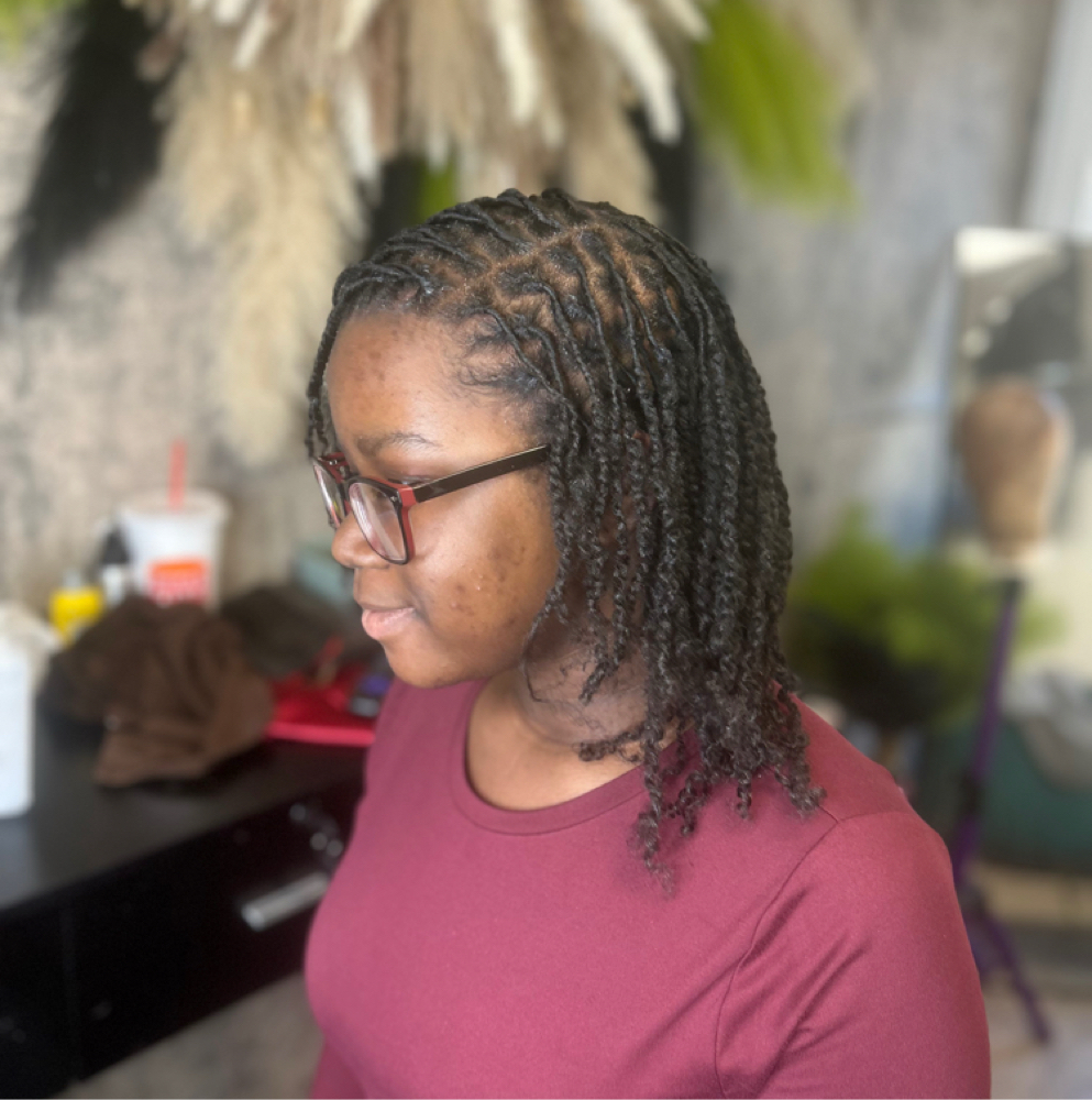 Starter Locs (two Strands)* at ChellyHairStudio in Kinston, NC
