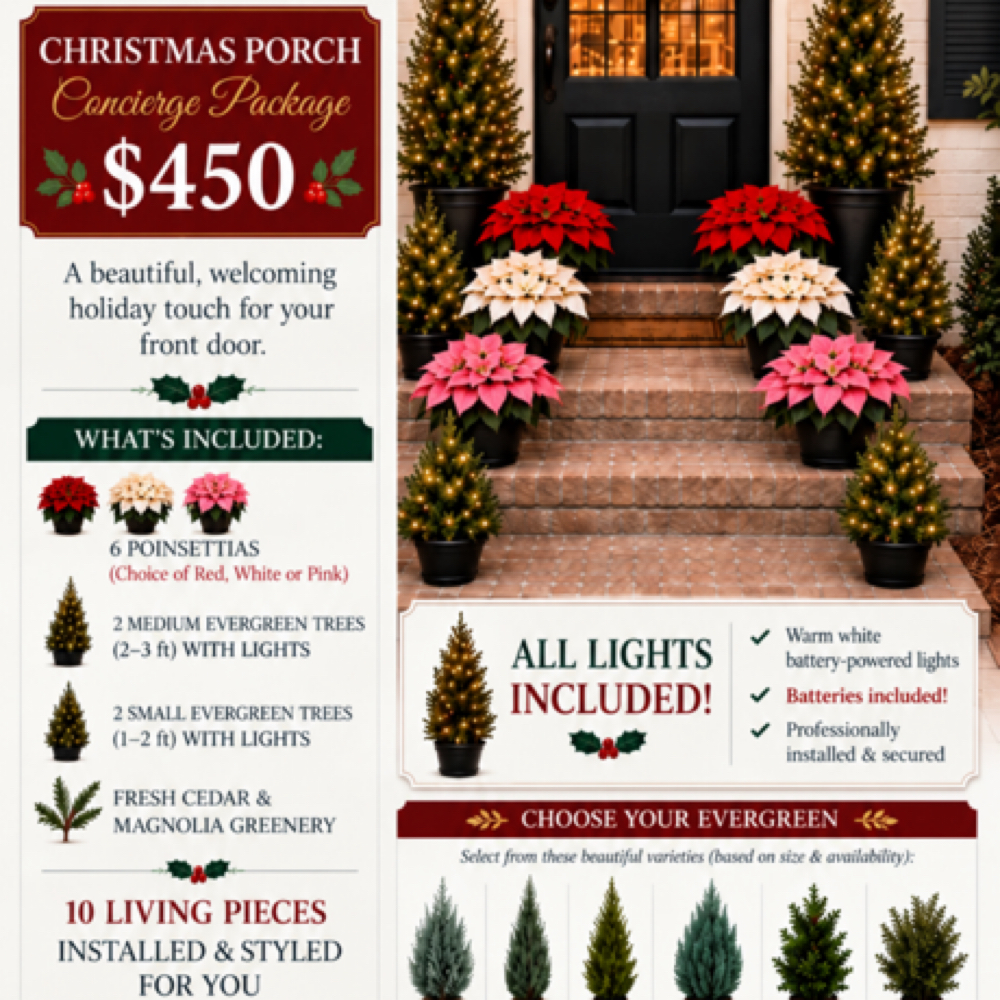 Classic Christmas Package at Front Porch & Garden in Bossier City, LA