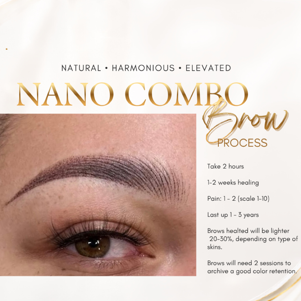 NANO COMBO HAIRTROKES at Liam Signature Brows in Roswell, GA