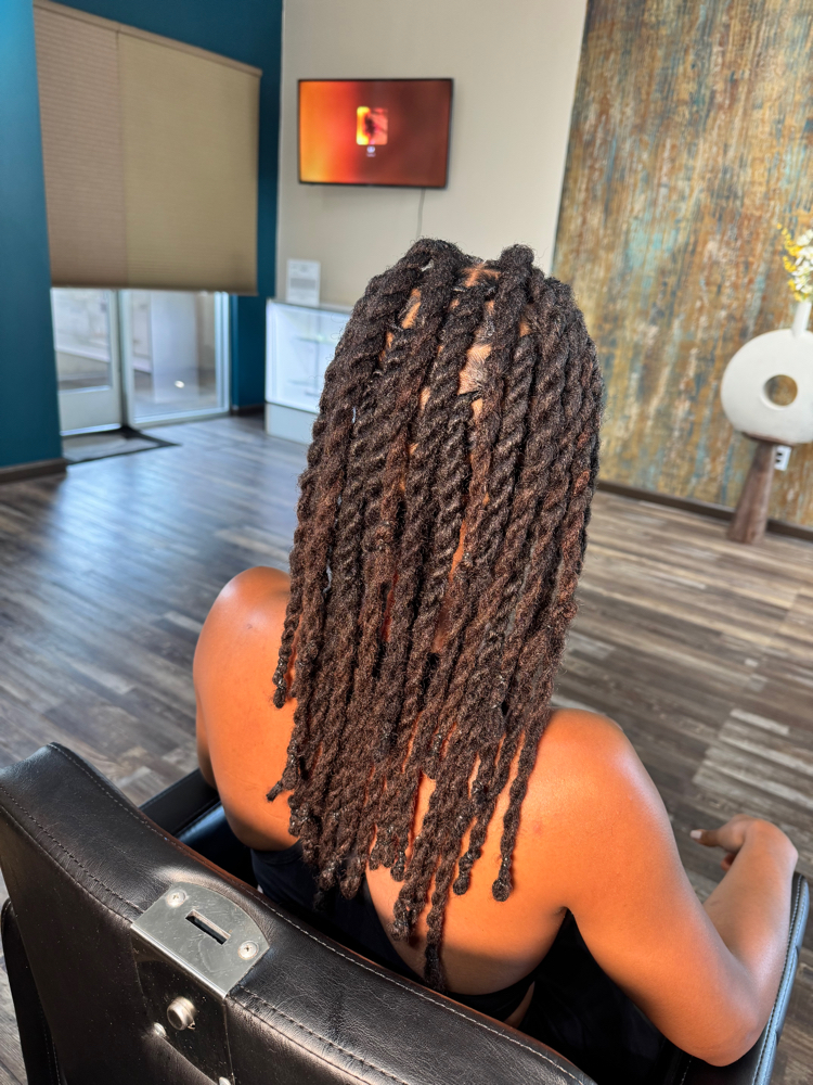 Loc Retwist Up To 20”