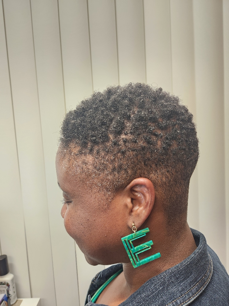 Taper/fade (nape & sides only)