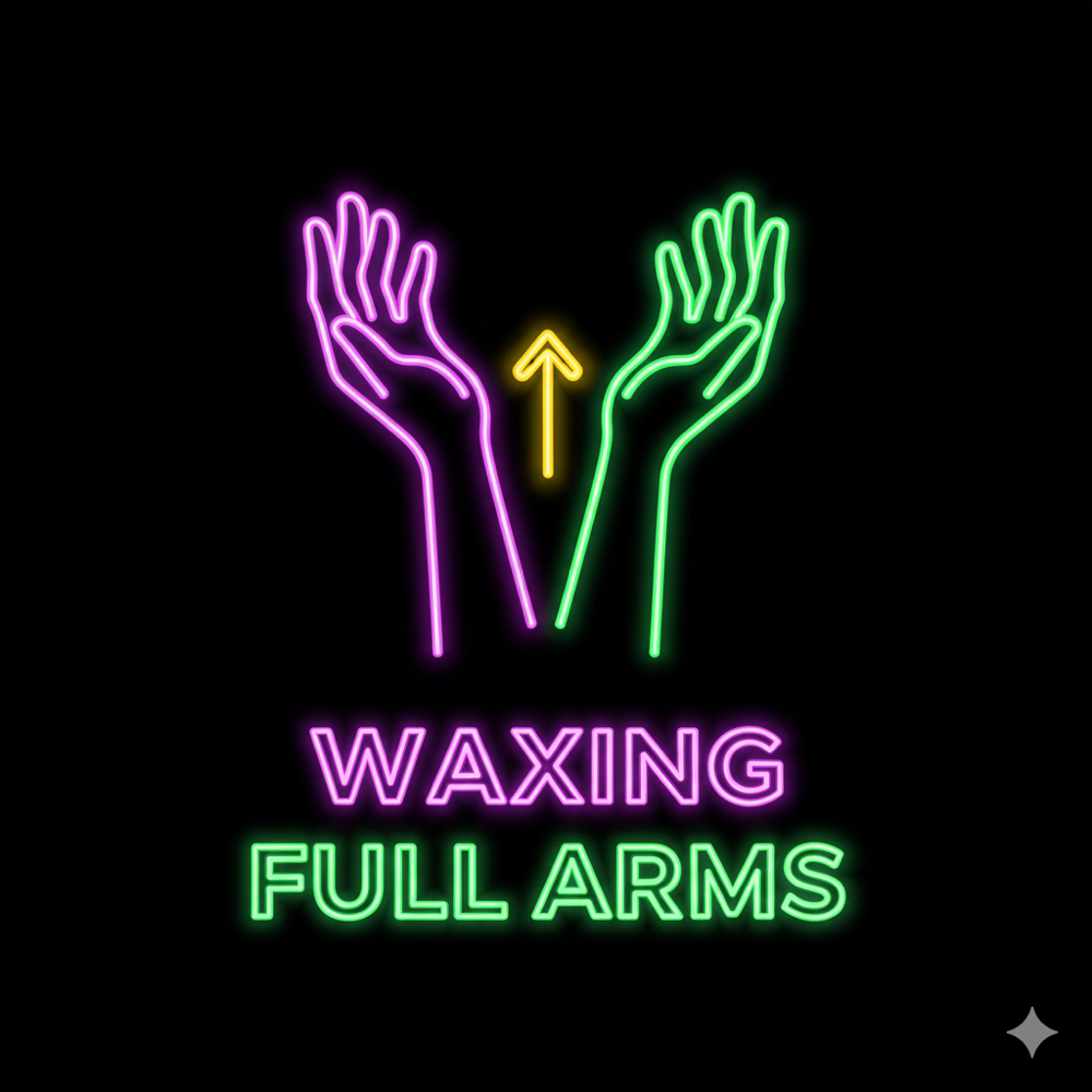 Waxing Full Arms at Brow & Lash in Omaha, NE