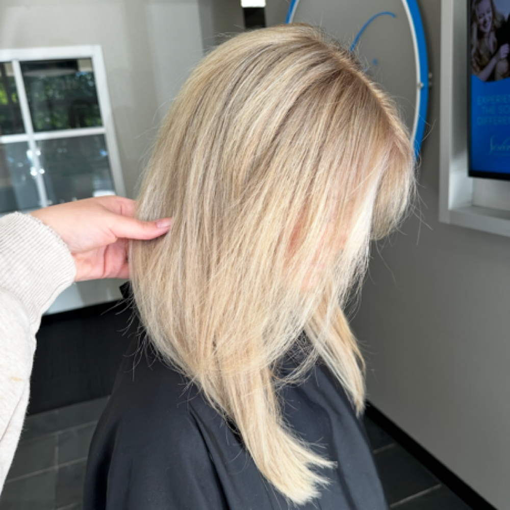 Signature Blonding at Hair by Morgan Oakley in Apex, NC