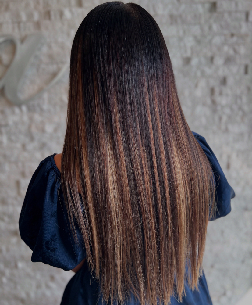 Blow Dry W/ Flat Iron